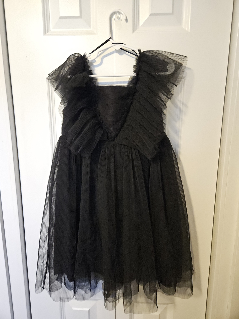 H&M Black Tulle Ruffle Formal Dress for Kids